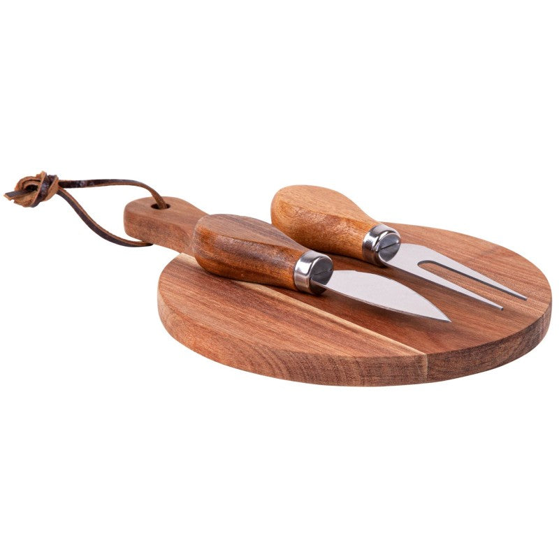 Acacia Cheeseboard & Knife Set